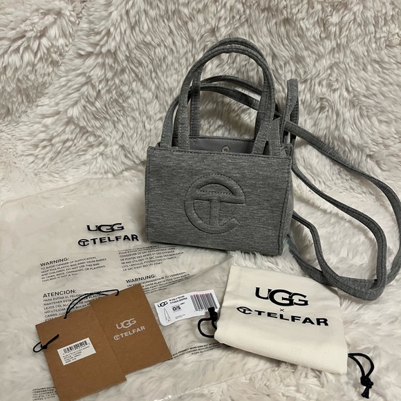 Telfar Handbags - Ugg X Telfar small shopper fleece